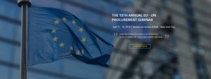 2018. április 9 - 10-én 15. alkalommal kerül megrendezésre az EU országok vállalatai számára szervezett ENSZ közbeszerzési fórum (EUPF – European Procurement Forum) New Yorkban.