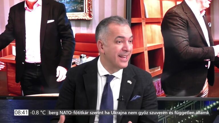 Dr. Martin Zsarnóczky, President of AmHunCham on HETI TV’s Pirkadat